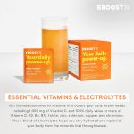 EBOOST Energy Drink & Electrolyte Powder, 20 Packets - Super Powder Pink Lemonade with No Added Sugar - Essential Blend of Vitamins, Nootropics & Natural Caffeine and Hydration - Pre & Post Workout - Image 4